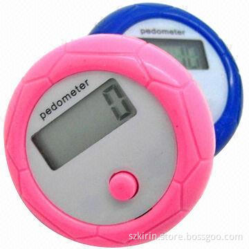 Promotional Gift Simple Function Pedometer, 1 to 99999 Step Count Range, Low Power Consumption
